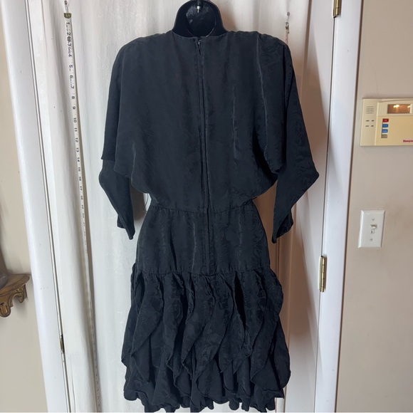 Vintage St. Gillian Silk Ruffled Dress - Picture 4 of 9
